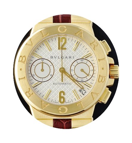 Bulgari Diagono 18K Gold DG 35 G CH BOX ...