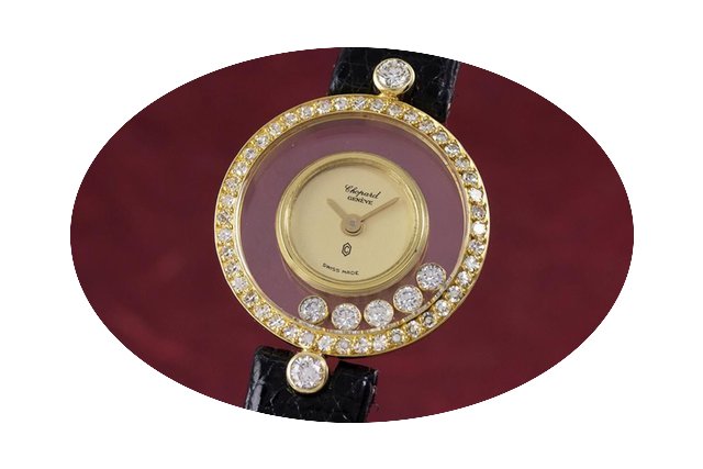 Chopard Lady 18k Gold Happy Diamonds Dam...