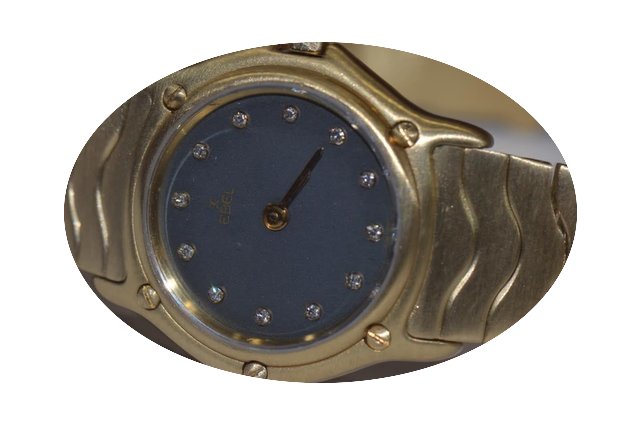 Ebel Classic Wave 18K Solid Gold Diamond...