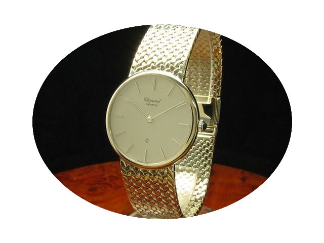 Chopard 18kt 750 Gold Weißgold Herrenuh...