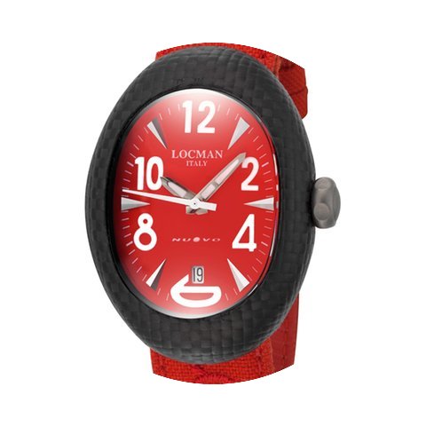 Locman Nuovo Carbonio Automatic Red Dial...
