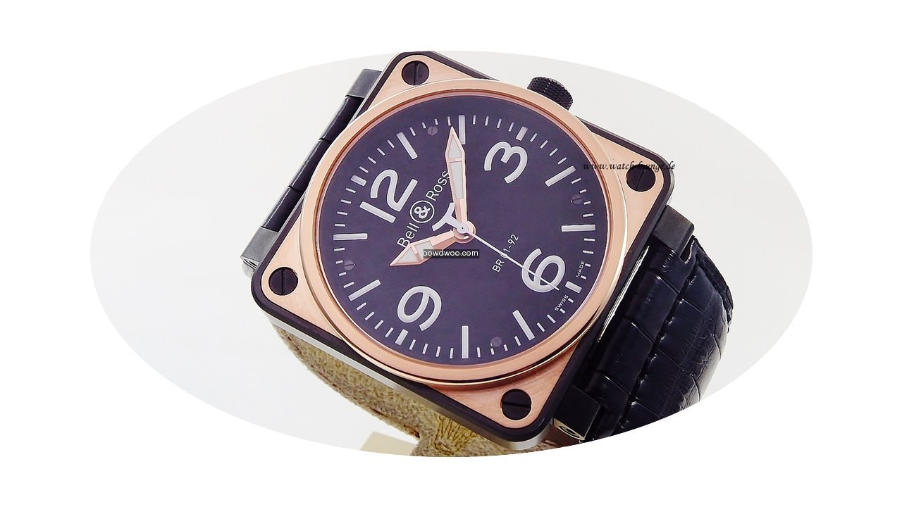 Bell & Ross BR 01-92 Pink Gold perfect c...