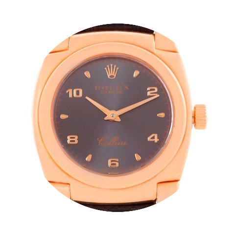 Rolex Cellini Cestello Ladies 18k Rose G...