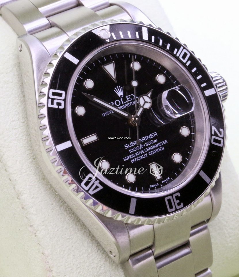 Rolex Submariner 16610 Men's 40mm Stainl...