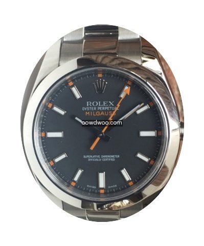 Rolex Milgauss 116400 matt dial opaco...