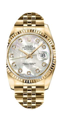 Rolex Datejust 36mm Yellow Gold Midsize ...