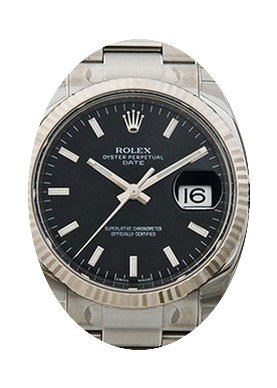 Rolex Oyster Perpetual 115234-BLKSFO 34m...