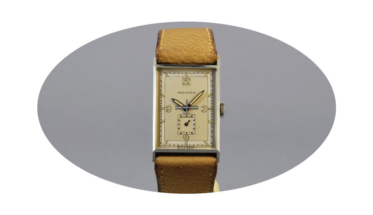 Movado Tank Vintage 1930...