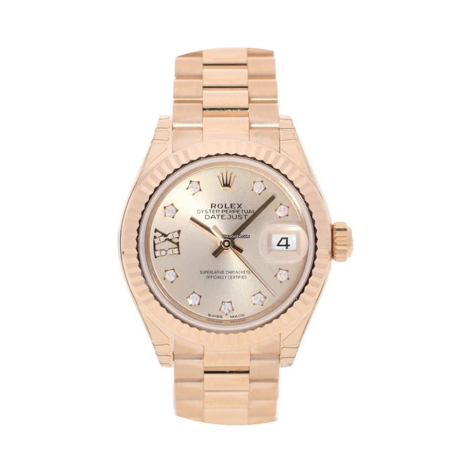 Rolex Datejust 279175 - 18ct Everose Gol...