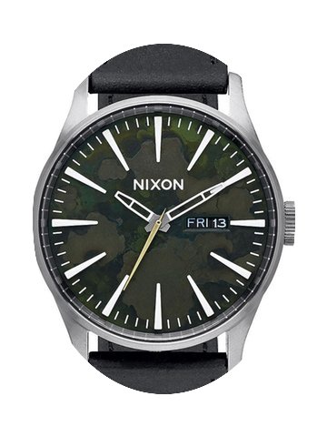 Nixon A105-2069 Sentry Leather Gunmetal ...