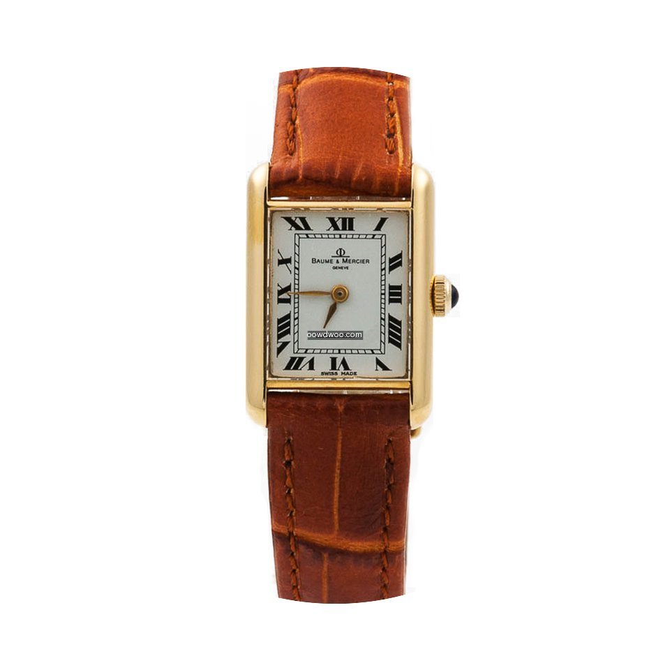Baume & Mercier Tank Handaufzug Gelbgold...