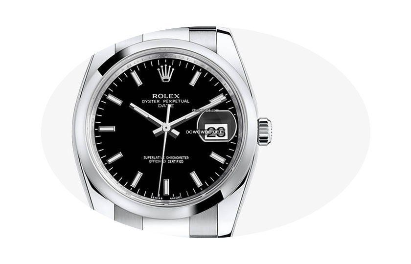 Rolex oyster perpetual DATE black index ...