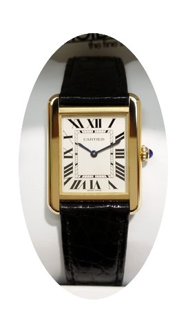 Cartier Tank Solo 18K Yellow Gold Small ...