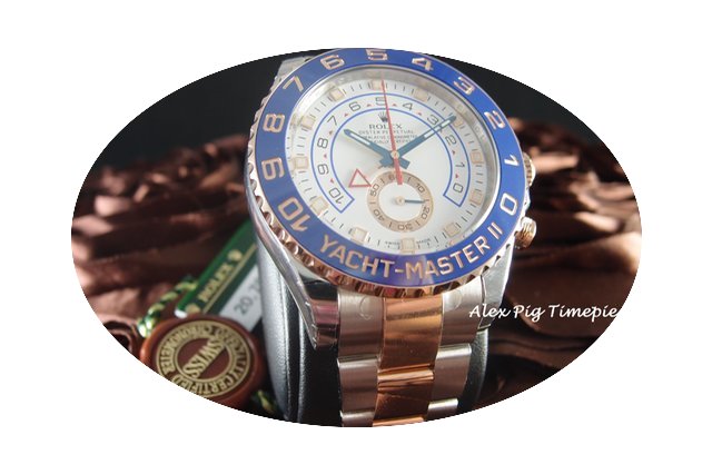 Rolex 116681 2-Tone Yacht-Master II Whit...