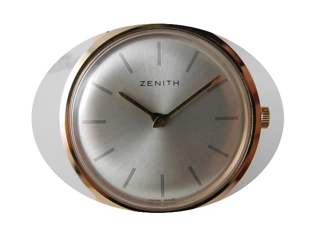 Zenith extra plat manual movement gold p...