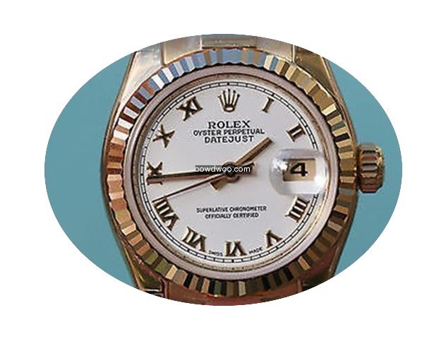 Rolex Ladies 26mm President 18k Yellow G...