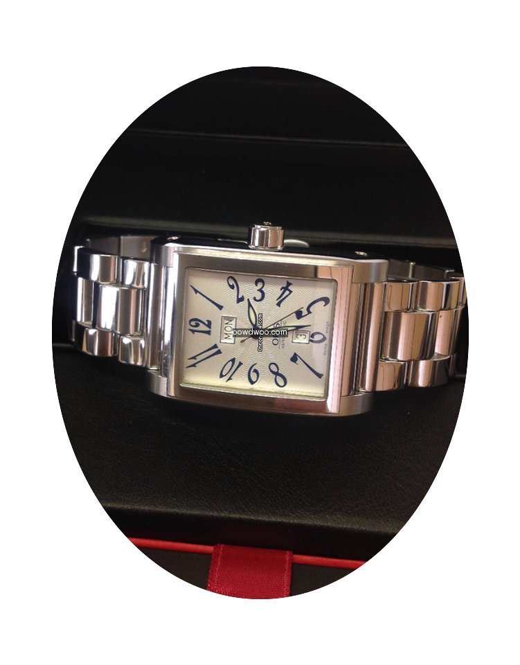 Oris Rectangular Day Date 01 585 7525 40...