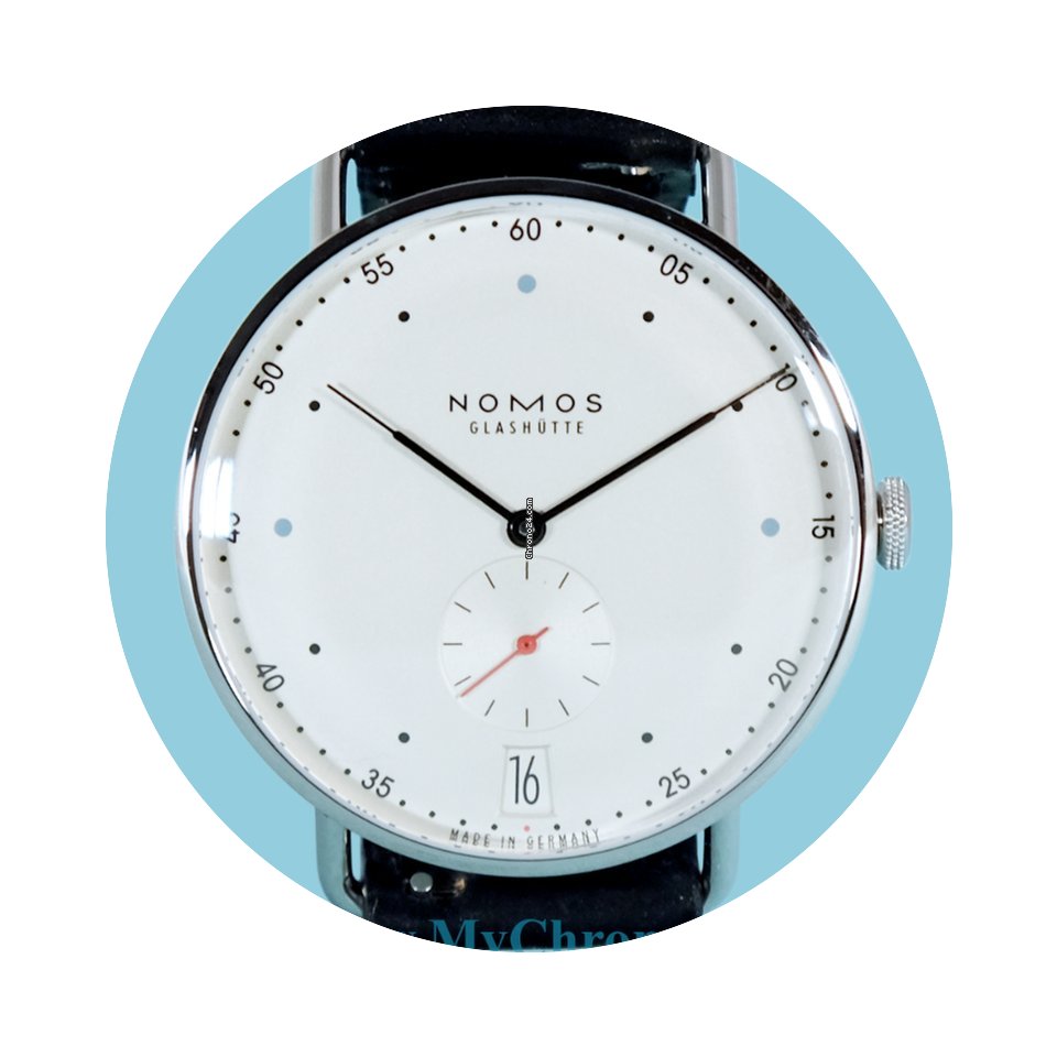 Nomos Glashütte Metro 38 Datum Saphirgl...