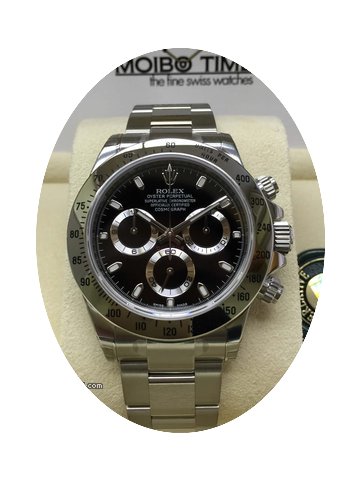 Rolex Cosmograph Daytona 116520 Steel Bl...