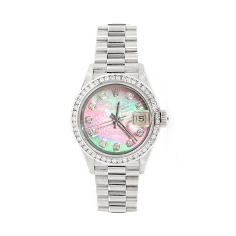 Rolex Lady's Presidential 69179 in 18K W...