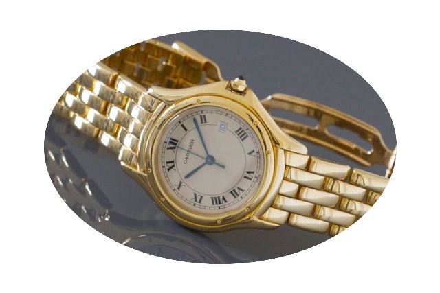 Cartier Cougar 18k or jaune - GM (Grand ...