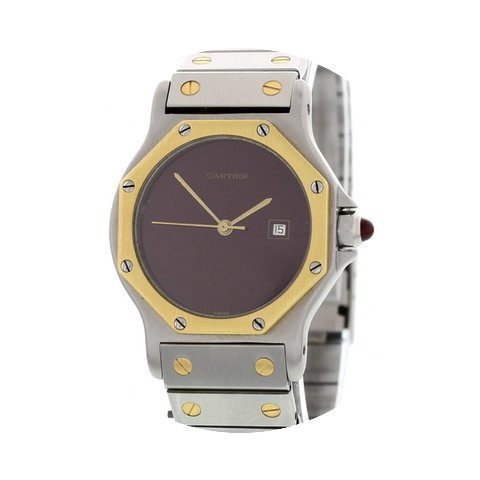 Cartier Unisex Santos de Cartier 18K Yel...