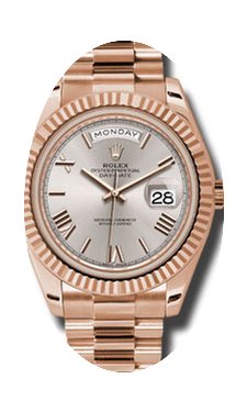 Rolex 18KT Pink Gold Day Date 40mm...