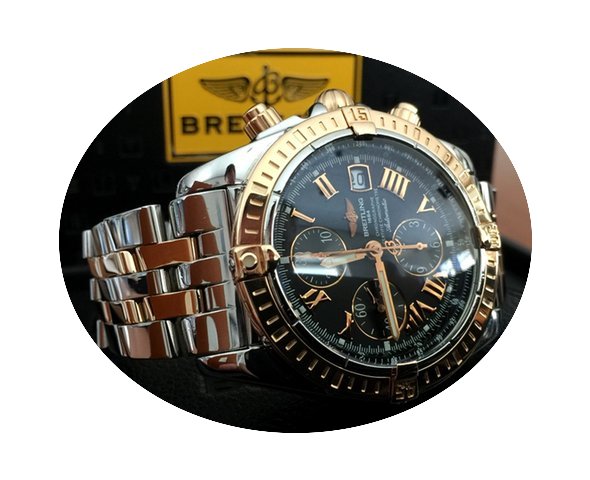 Breitling Chronomat Evolution Gold Steel...