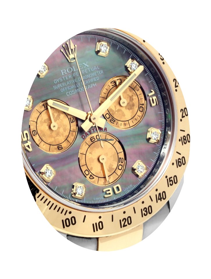 Rolex TT Daytona Factory Tahitian MOP Di...