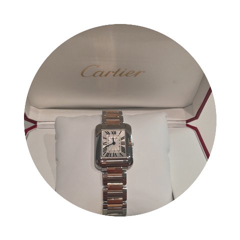 Cartier Tank Angelaise quartz watch...