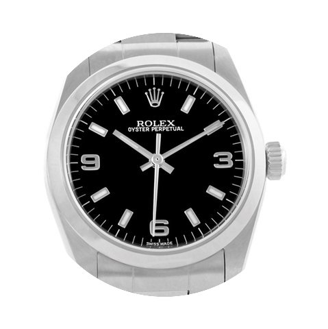 Rolex Midsize Datejust Black Dial Oyster...