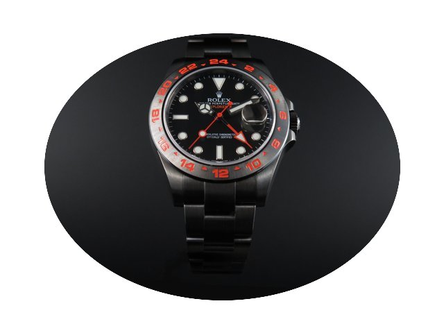 Rolex EXPLORER II DLC by EMBER watches...