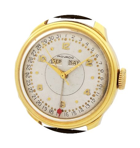 Movado Vintage Triple Calendar 18k Yello...