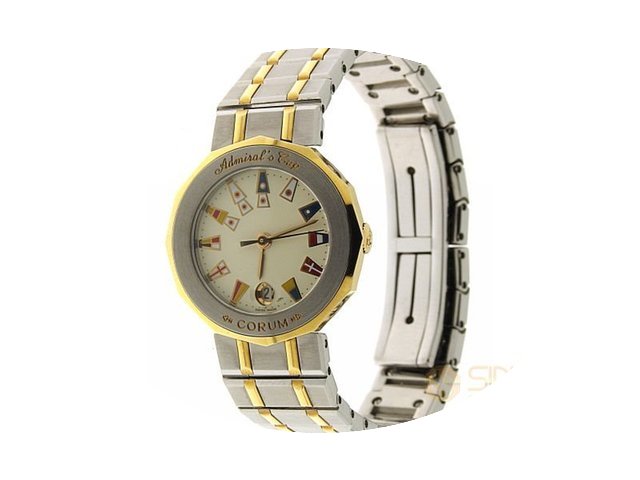 Corum Admiral`s Cup Ladies 18K Gold Stee...