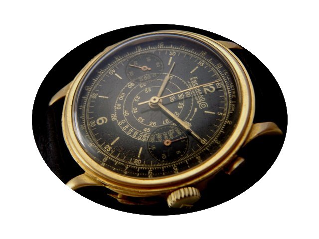 Eberhard & Co. Rare Vintage Huga Chr...