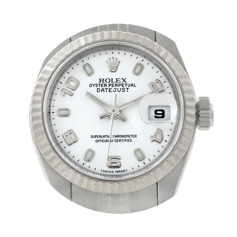 Rolex Datejust Ladies Steel 18k White Go...