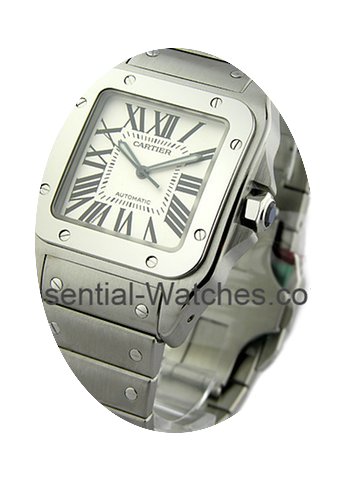 Cartier Santos 100 Large Size on Bracele...