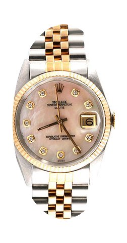 Rolex Mens Date 2-Tone Watch 1...