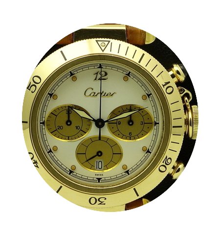 Cartier Pasha Chrono 18 kt yellow gold, ...