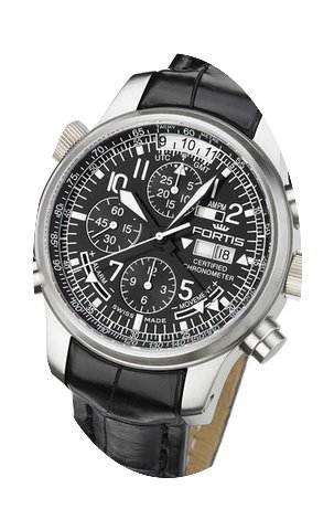 Fortis F-43 Flieger Black Label Chronogr...