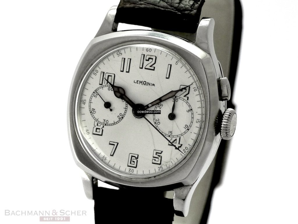 Lemania Chronograph Cal 7811 Stainless S...