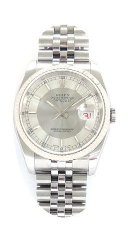 Rolex Datejust Steel with Silver Dial, R...