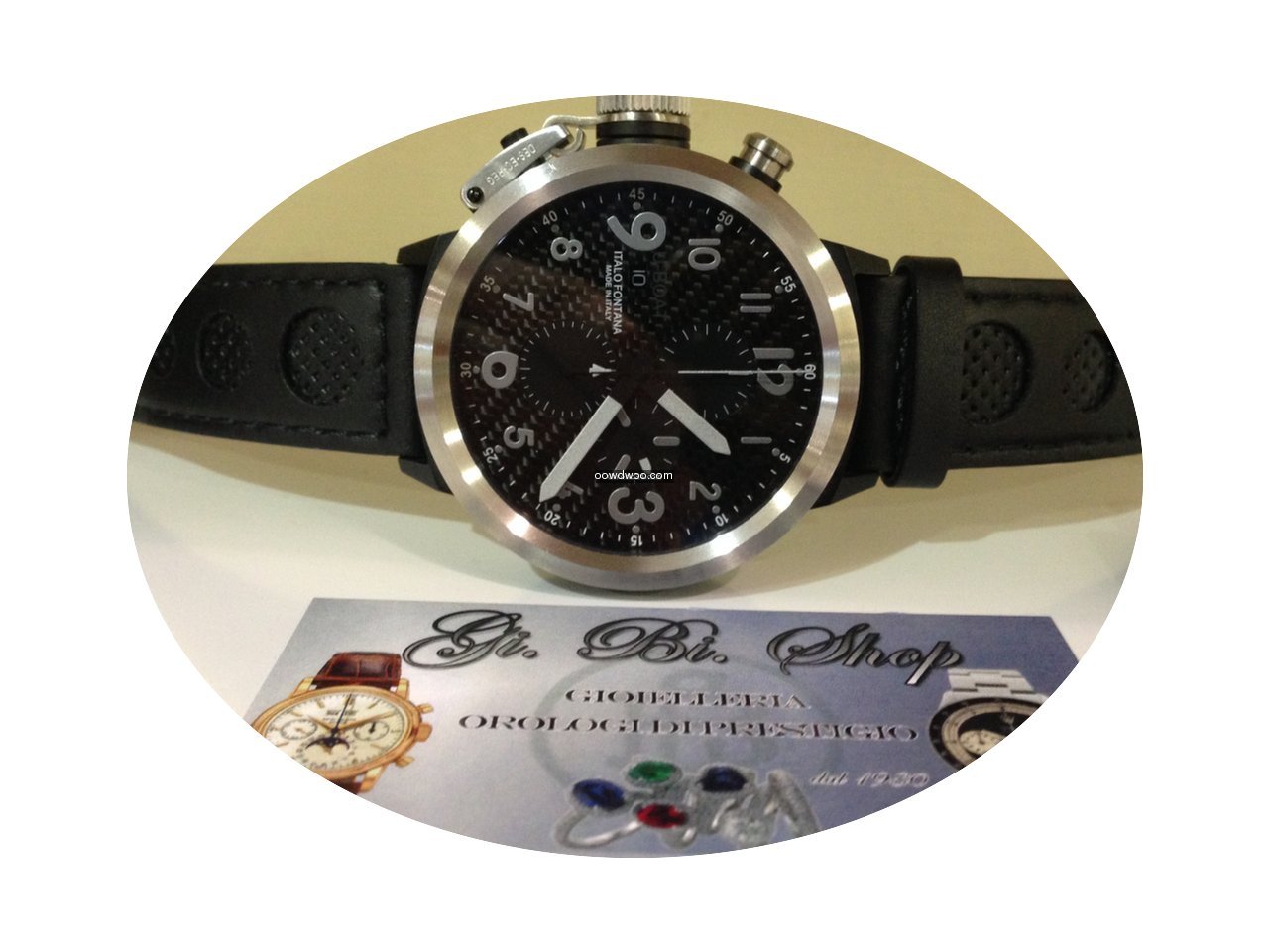 U-Boat Flightdeck 50mm PVD Steel Automat...