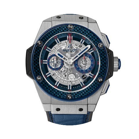 Hublot King Power Unico Titanium Blue Ca...