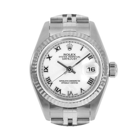 Rolex Datejust Stainless Steel White Rom...