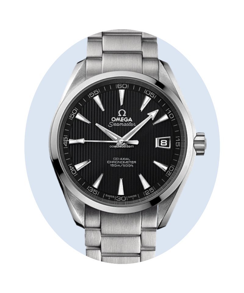 Omega Aqua Terra Stahl 150M 41,5 mm grau...