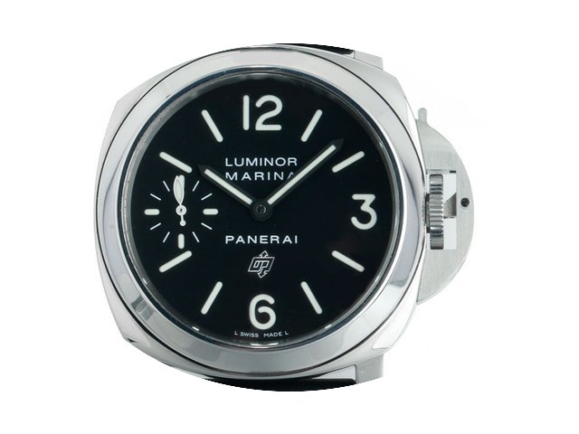 Panerai Luminor Marina mit Logo Stahl Ha...