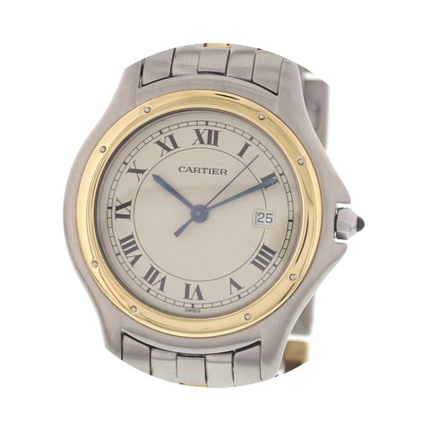 Cartier Men's Large Cartier Cougar 18K Y...