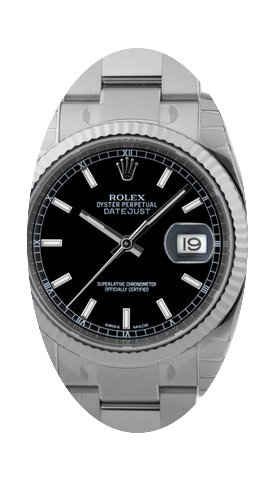 Rolex Datejust black index 116234...