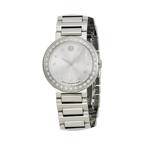 Movado Concerto Silver Dial Stainless St...